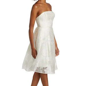 Amsale Fit and Flare Rose Coupe Dress, A-Line Size 16 **NEW WITH TAGS**